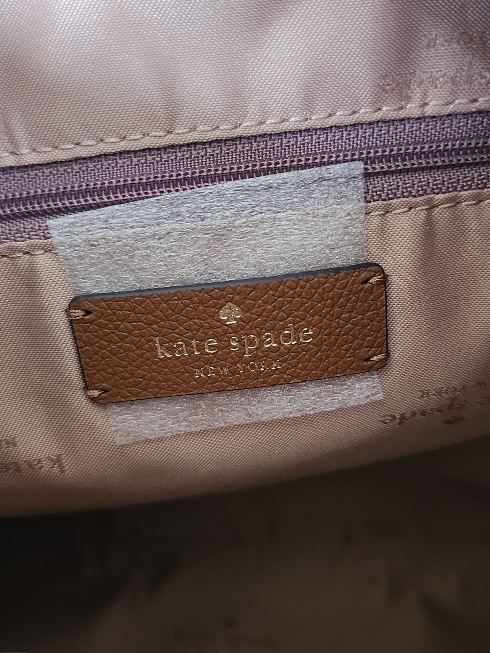 Kate Spade Bailey Brown Leather Shoulder Bag K4650 Warm Gingerbread - Picture 4 of 5